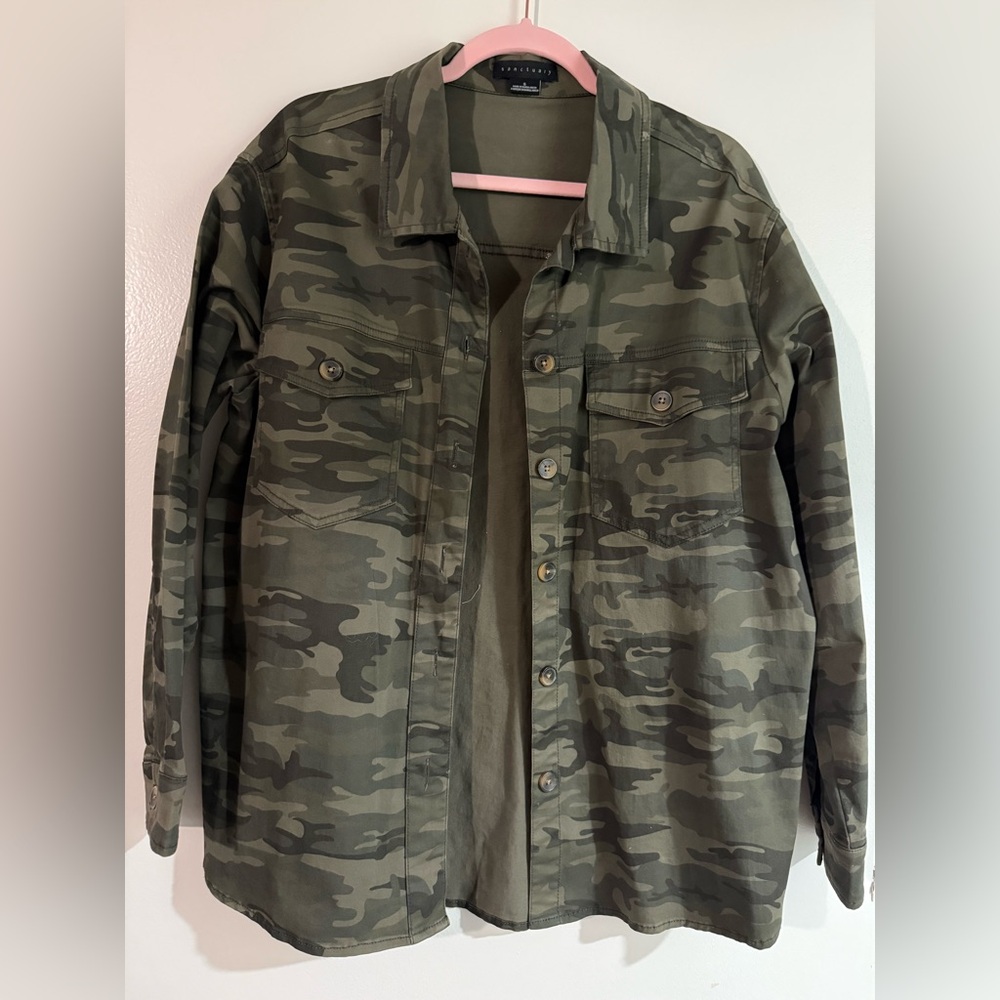 Sanctuary Women's Camouflage Military Jacket